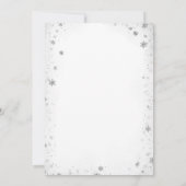 Baby shower voor kerstbomen kaart (Achterkant)