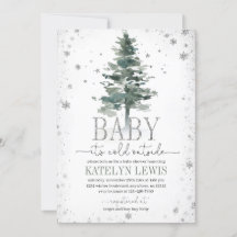 Baby shower voor kerstbomen