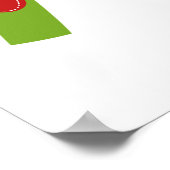 Baby shower voor kerstcadeautjes voor Baby Poster (Hoek)