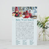 baby shower voor kerstmis Word Search Game (Staand voorkant)