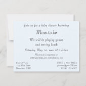  Baby shower voor kinderen, kinderen of meisjes Kaart (Achterkant)