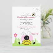 Baby shower voor kleine bijen 5x7 kaart (Staand voorkant)