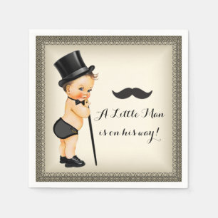 Baby Shower voor Kleine Man Jongen Servet