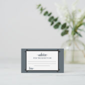 Baby shower voor kleurrijk Oerwoud Advieskaart (Staand voorkant)