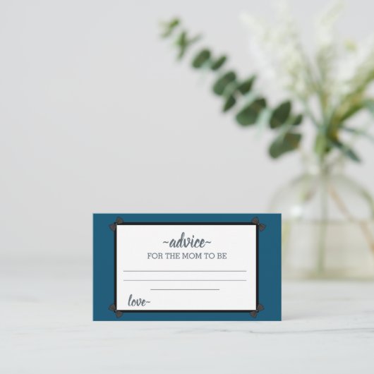 Baby shower voor kleurrijk Oerwoud Advieskaart (Staand voorkant)