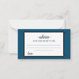 Baby shower voor kleurrijk Oerwoud Advieskaart