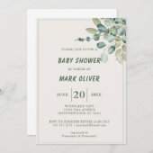 Baby shower voor kleurrijk Oerwoud Kaart (Voorkant / Achterkant)