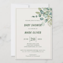 Baby shower voor kleurrijk Oerwoud
