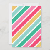 Baby shower voor kleurrijke regenboog per post kaart (Achterkant)