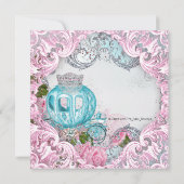 Baby Shower voor Koninklijke Prinses Kaart (Achterkant)