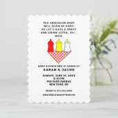 Baby Shower voor Koppels Kaart (Staand voorkant)