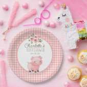 Baby shower voor landbouwhuisdieren van de Schatti Papieren Bordje (Feest)