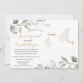 Baby shower voor levering per post van winkel kaart (Voorkant)