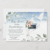 Baby shower voor levering postbus via e-mail opsla kaart (Voorkant)