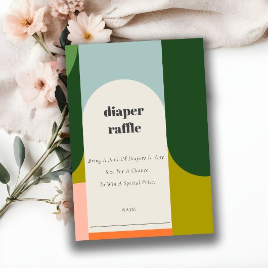 Baby shower voor lichtere schroefdraad voor Retro- Informatiekaartje