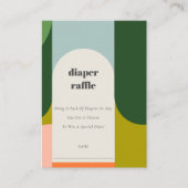 Baby shower voor lichtere schroefdraad voor Retro- Informatiekaartje (Voorkant)