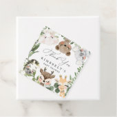 Baby shower voor liefdadige dieren bedankjes labels (In situ)