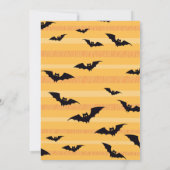 Baby shower voor Little Boo Halloween. Kaart (Achterkant)