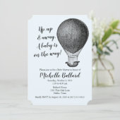  Baby shower voor luchtballon Kaart (Staand voorkant)
