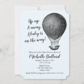  Baby shower voor luchtballon Kaart (Voorkant)