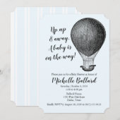  Baby shower voor luchtballon Kaart (Voorkant / Achterkant)