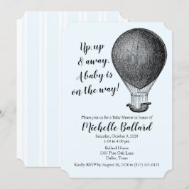  Baby shower voor luchtballon Kaart