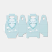 Baby shower voor luchtballonblauw bedankdoosjes (Uitgevouwen)