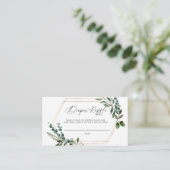 Baby shower voor luier Raffle Invoegen Informatiekaartje (Staand voorkant)