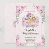 Baby shower voor magische feestdagen kaart (Voorkant / Achterkant)