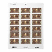 Baby shower voor mam en Baby Owl Etiket (Full Sheet)