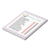  Baby shower voor mama of papa Notitieblok (Linkerzijde)