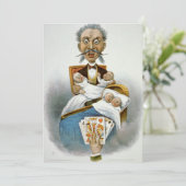  Baby shower voor mannen! Een Dadchelor-partij! Kaart (Staand voorkant)