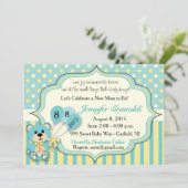 baby shower voor meisje of jongen kaart (Staand voorkant)