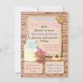 Baby shower voor melk en koekjes kaart (Voorkant)