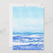 Baby shower voor moeder en Baby Dolphin Ocean Kaart (Achterkant)