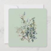 Baby shower voor moeder en kind kaart (Achterkant)