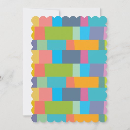 baby shower voor patches en kleuren kaart (Achterkant)