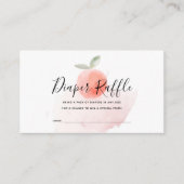 Baby shower voor perzage Waterverf Informatiekaartje (Voorkant)