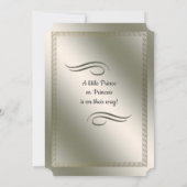 Baby Shower voor Prins of Prinses Kaart (Achterkant)