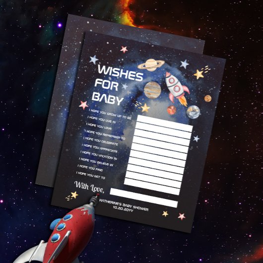 Baby shower voor ruimteraketten - Verlangt voor Ba
