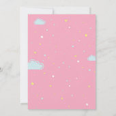 baby shower voor schattig beer kaart (Achterkant)