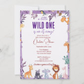 baby shower voor Schattigee Oerwouden Kaart (Voorkant)