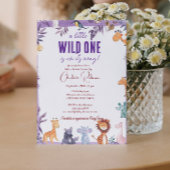 baby shower voor Schattigee Oerwouden Kaart