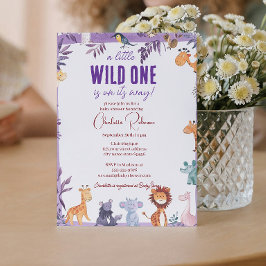 baby shower voor Schattigee Oerwouden Kaart