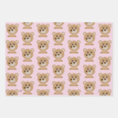 Baby shower voor snelle Beer  ompakken Papierblad Inpakpapier Vel (Voorkant 2)