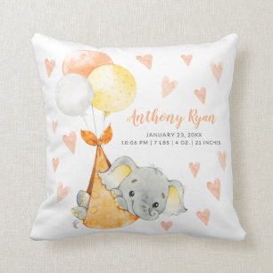 Baby shower voor speciale aflevering kussen