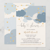 Baby shower voor speciale levering van winkel kaart (Voorkant / Achterkant)