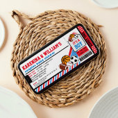 Baby shower voor sportkaartenbonnen kaart