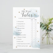 Baby shower voor stralen en wolken (Staand voorkant)