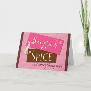 Baby shower voor suiker en specerijen
